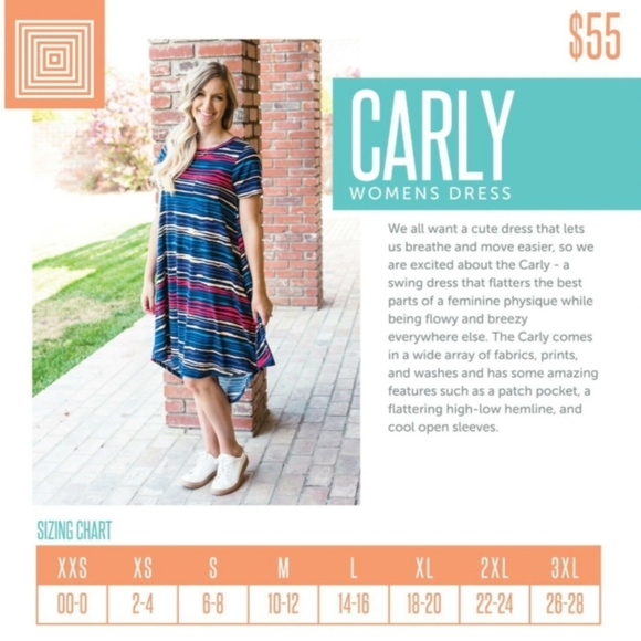 LuLaRoe Carly Dress - Picture 3 of 3